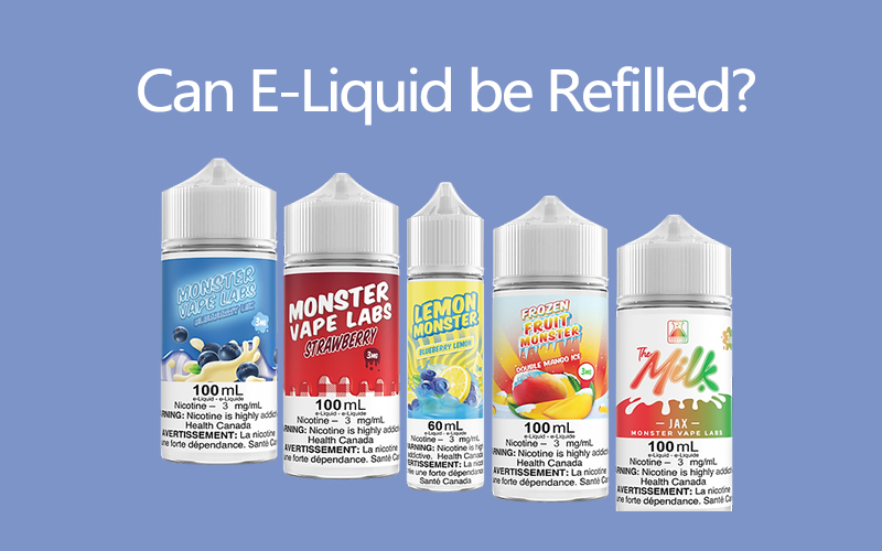 Can E-Liquid be Refilled